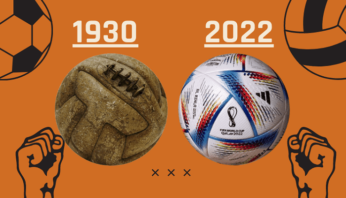 What was the first world cup ball like?